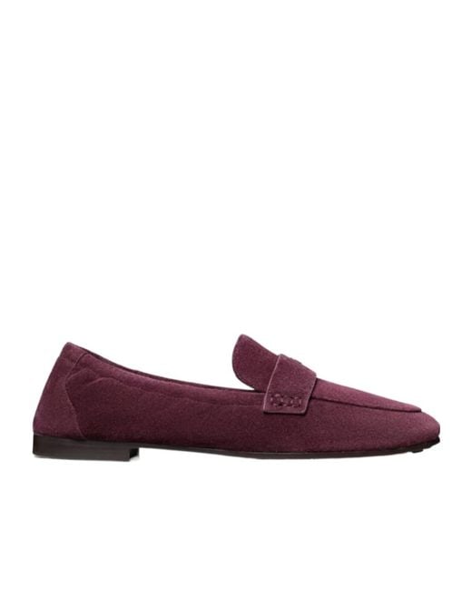Tory Burch Purple Slip-On Ballet Loafers