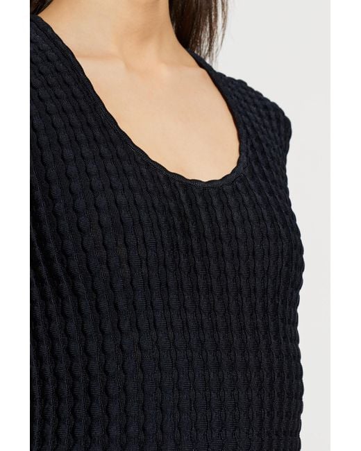 Alaïa Black Alaïa Sculptural Flare Dress