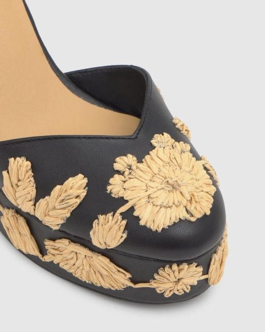 Castaner Metallic Castañer Carmela Embroidered Wedge Heeled Sandals