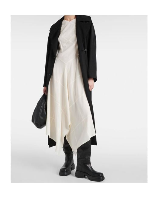 Joseph White Danube Midi Dress
