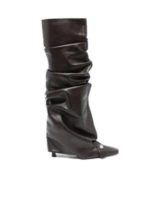 The Attico Black 95Mm Juno Boots