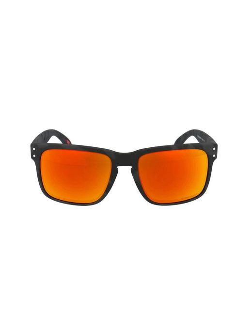 Oakley Orange Holbrook Rectangular Sunglasses for men