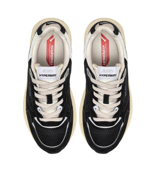 Autry Black Hyperway Low Sneaker