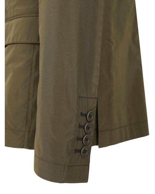 Herno Green Double Blazer for men