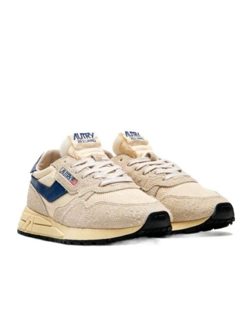 Autry White Reelwind Low-Top Sneakers