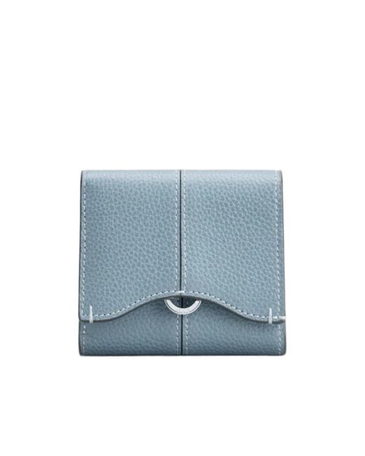 Tod's Blue Logo Wallet