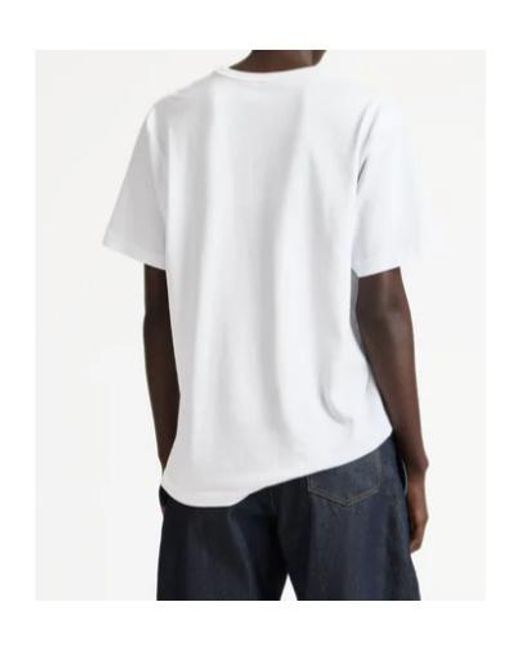 J.W. Anderson White Embroidered Anchor T-Shirt