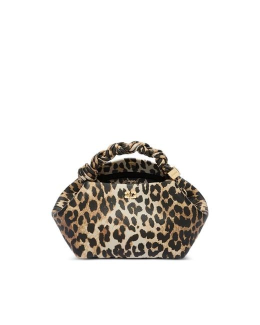 Ganni Metallic Leopard Small Bou Bag