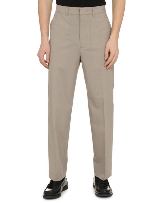 Department 5 Gray Casual Pants With Belt Loops for men