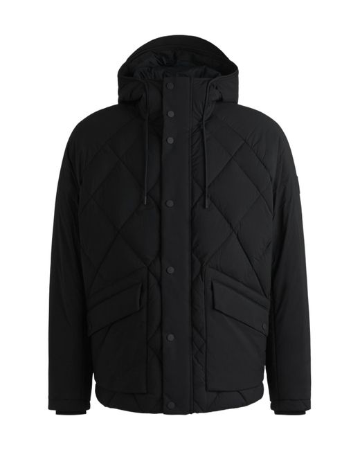 Boss Black Long-Sleeved Short Down Jacket for men