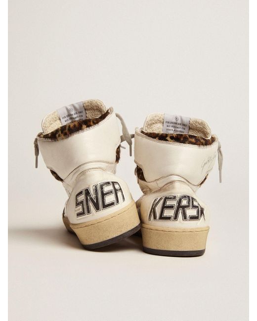 Golden Goose Deluxe Brand Natural Sky Star High-Top Sneakers for men