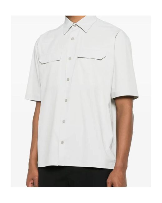 Herno White Short-Sleeve Shirt for men