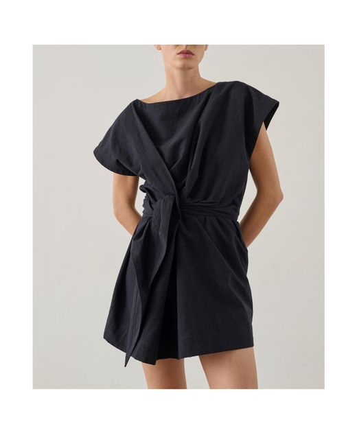 Soeur Blue Ruffled Top