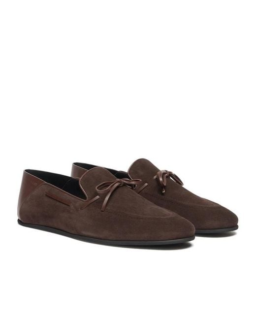 Bally Brown Round-Toe Loafers for men