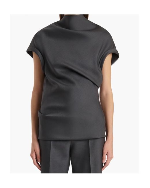 Khaite Gray Tandie Top