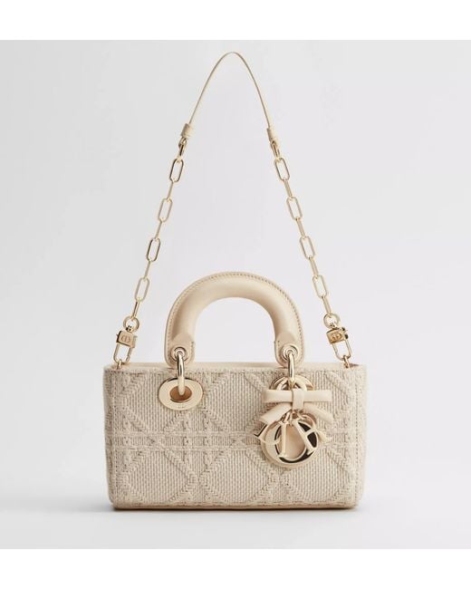 Dior Natural Mini Lady D-Joy Bag