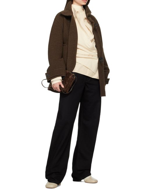 Lemaire Natural Twisted Long Sleeved Shirt
