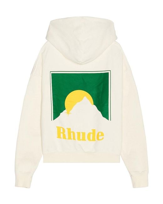 Rhude White Long-Sleeved Sweater for men