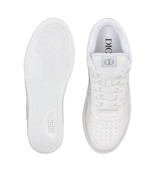 Dior White B27 Low-Top Sneaker for men