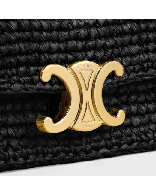 Céline Black Little Halfmoon Soft Triomphe