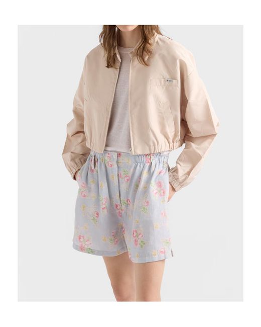 Prada Natural Faille Blouson Jacket