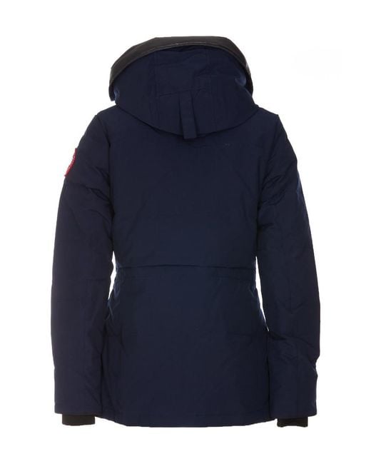 Canada Goose Blue Chelsea Front-Zip Hooded Parka