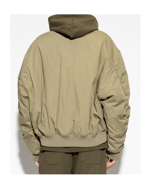 Balmain Natural Zip-Up Bomber Jacket for men