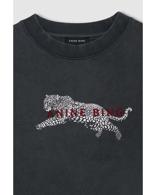 Anine Bing Black Long-Sleeved Sweatshirt