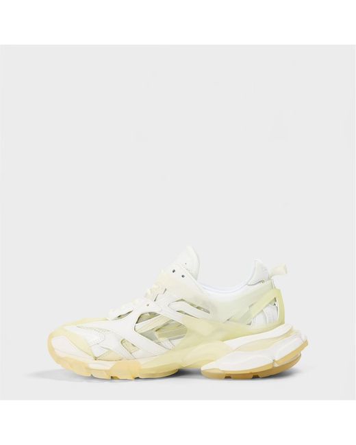 Balenciaga White Platform Sneakers