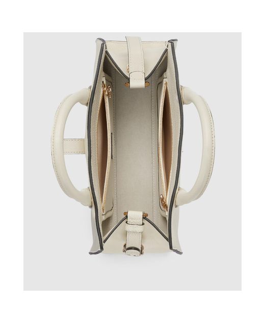 Gucci Natural Medium Shoulder Bag With Hooks And Buckles