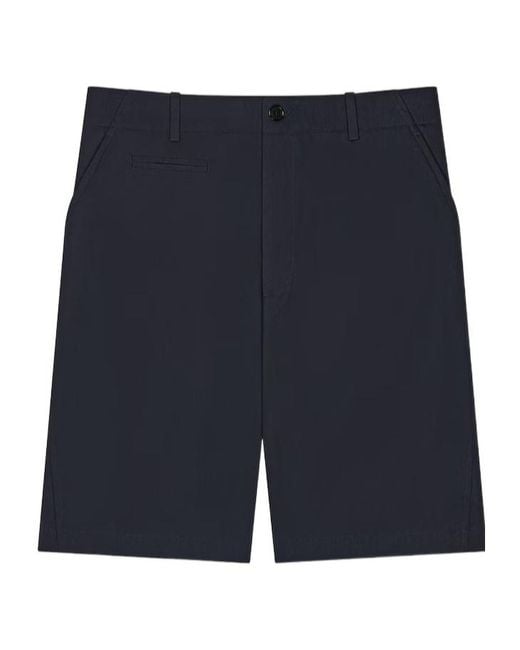 Givenchy Blue Couture Seam Chino Bermuda Shorts for men