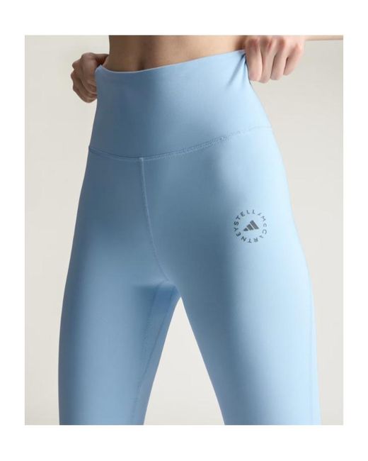 Adidas By Stella McCartney Blue Yoga 7/8 Leggings