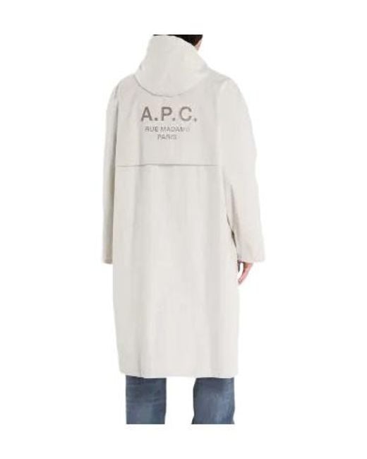 A.P.C. Multicolor Kim Single-Breasted Hooded Parka