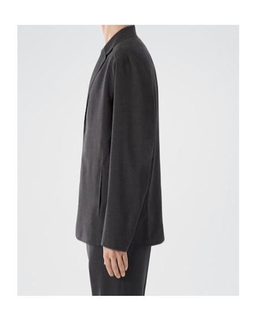 Veilance Gray Convex Wool Blazer for men