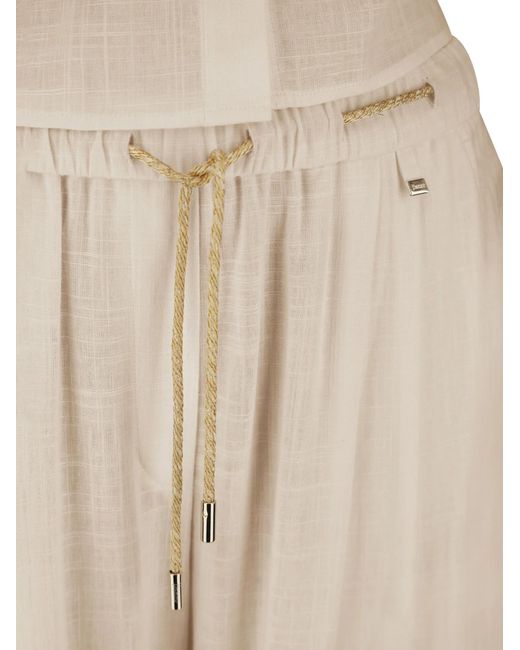 Herno Natural Drawstring-Waist Trousers