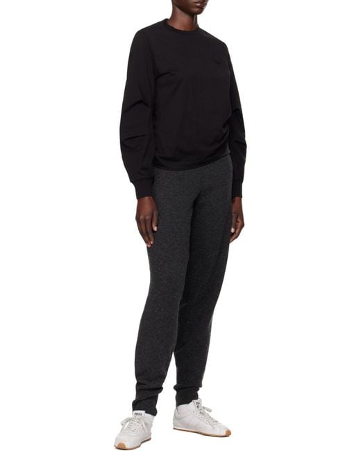 Moncler Black Long-Sleeved T-Shirt
