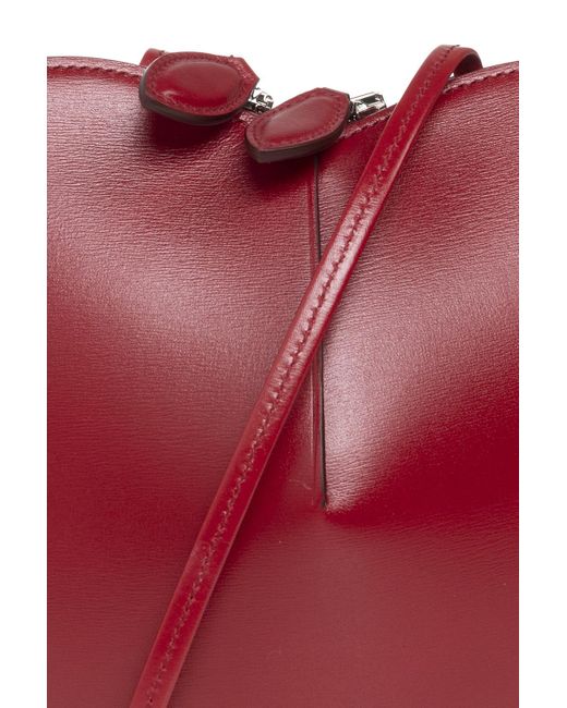 Alaïa Red Alaïa Le Coeur Heart-Shape Crossbody Bag