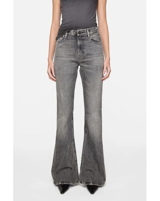 Acne Gray Fitted Jeans