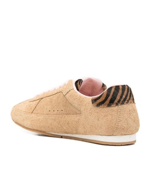 Amiri Natural Zebra Pacific Flat Sneakers