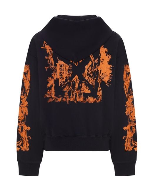 Off-White c/o Virgil Abloh Blue Long-Sleeve Sweatshirt for men