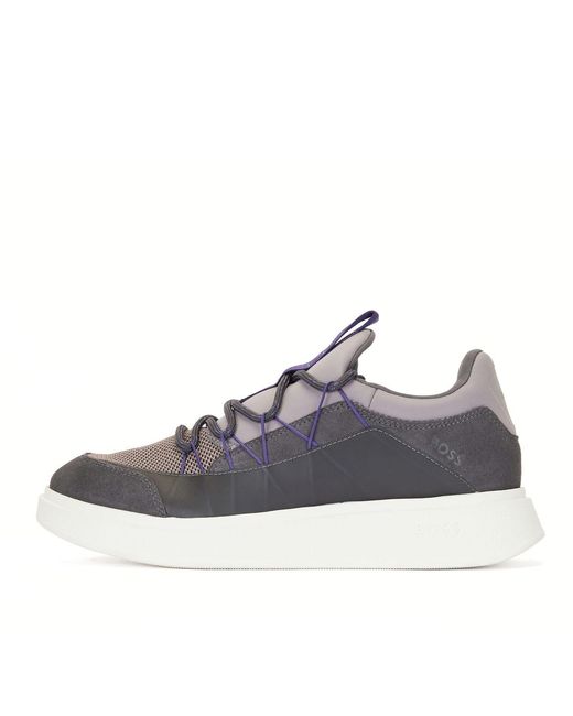 Boss Blue Running Trainers for men