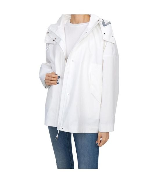 Max Mara White Long Sleeve Casual Jacket