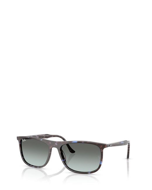 Ray-Ban Gray Square Frame Sunglasses for men