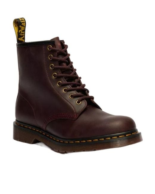 Dr. Martens Brown 1460 Crazy Horse Leather Boots for men