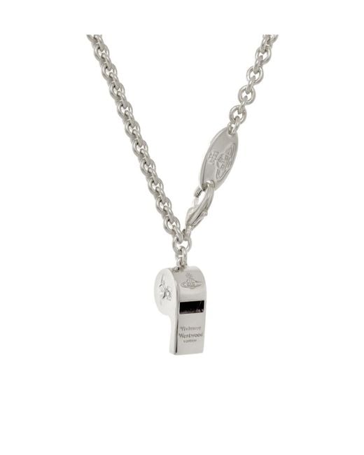Vivienne Westwood Metallic Whistle Necklace