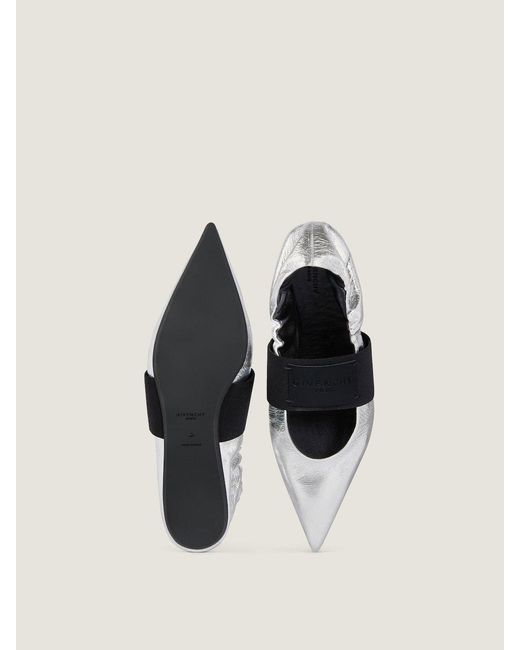 Givenchy White Crush Ballerinas