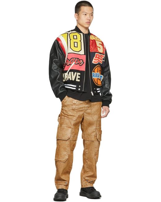 DIESEL Natural Relaxed Cargo Pants for men