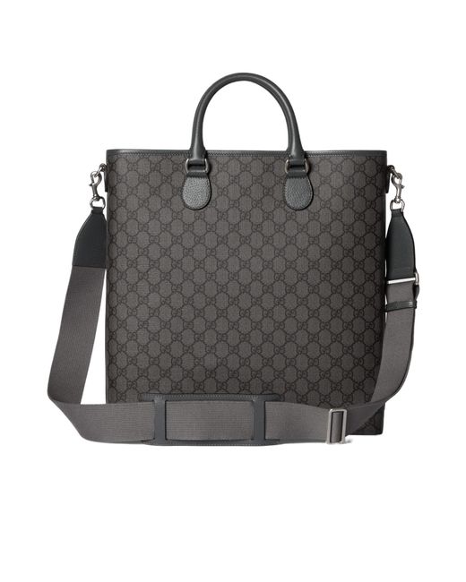 Gucci Black Gg Canvas Tote Bag for men