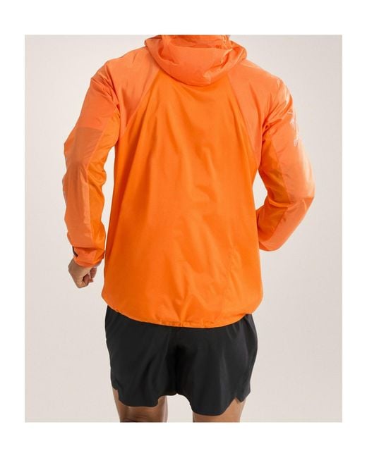 Arc'teryx Orange Norvan Windshell Hoody for men