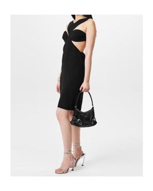 Givenchy Black Voyou Top Zip Shoulder Bag